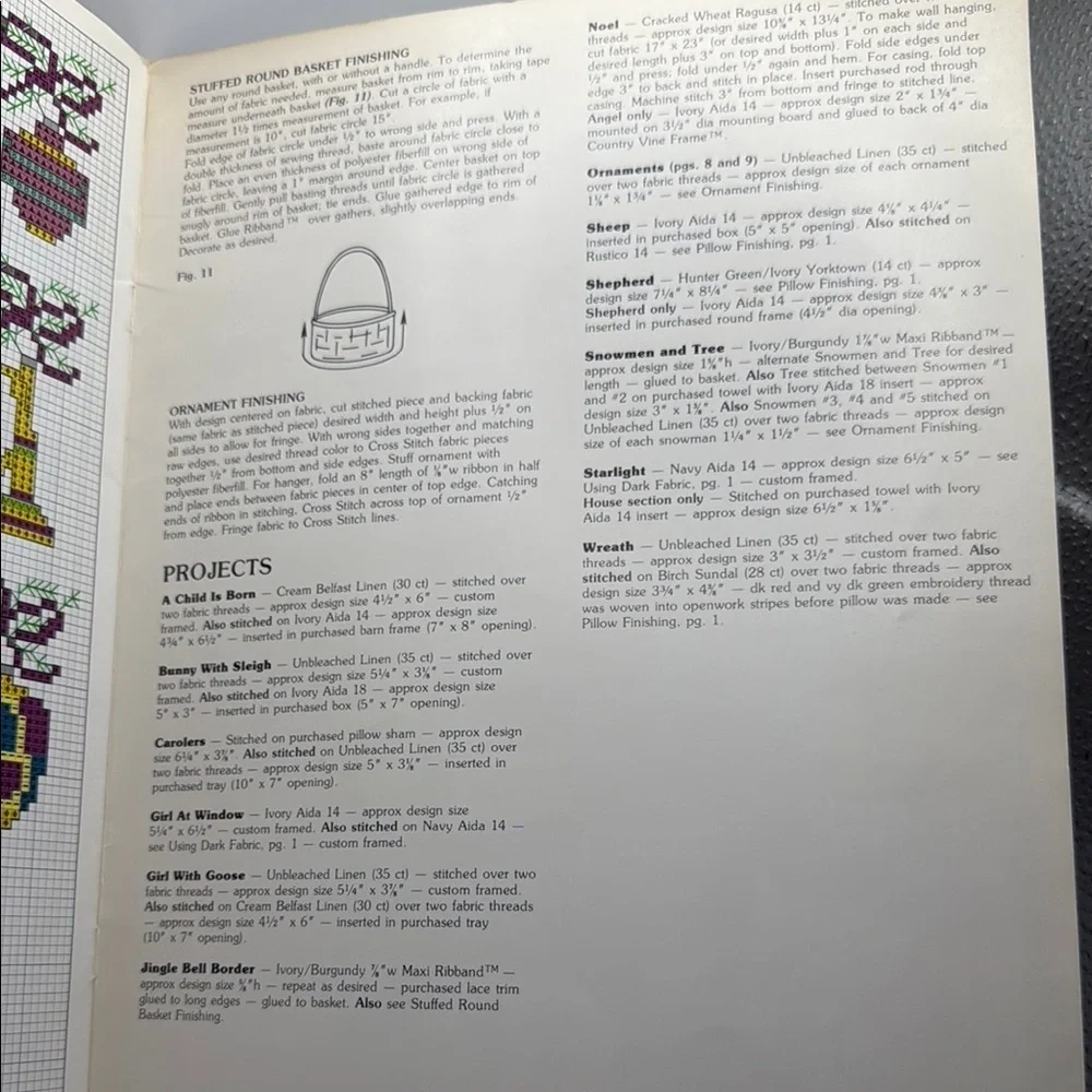 Leisure Arts Cross Stitch Olde Worlde Christmas Leaflet #430